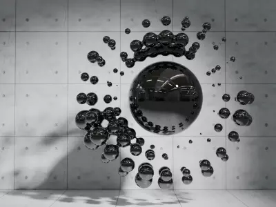 Abstract Sci-fi 2  Low-poly 3D model