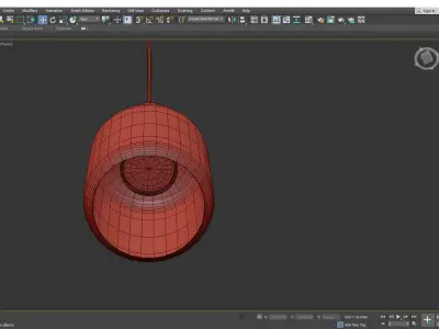 Samson LED Mini Pendant Light Low-poly 3D model