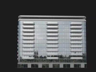 Glasswave Tower 3D model