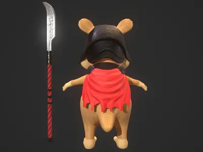 Xaun chi lowpoly 3D Model Low-poly 3D model