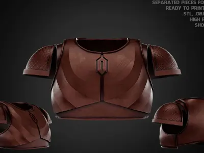 The Mandalorian Armorer Full Armor and Tools for Cosplay 3D Model Pack