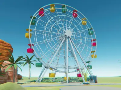 Ferris wheel 3D model