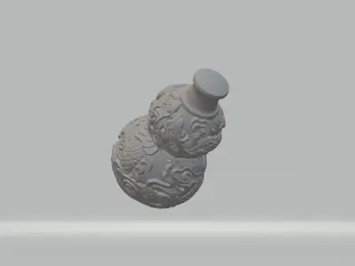Dragon Gourd 3D Model 3D print model