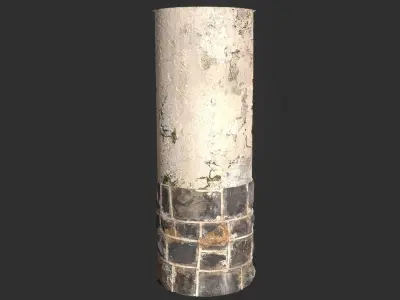 Old damaged Pillar Pbr 4k Texture Texture
