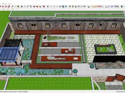 Sketchup Plaza 217 3D model