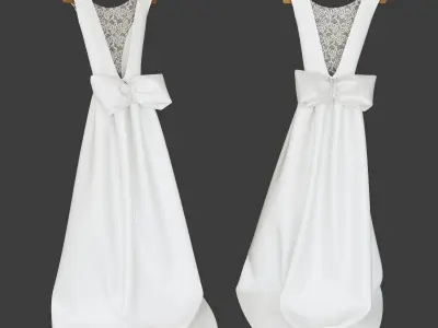 Wedding Dress 3D model