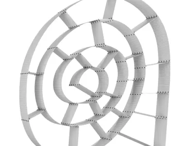 Ron Arad This Mortal Coil bookshelf 3D model