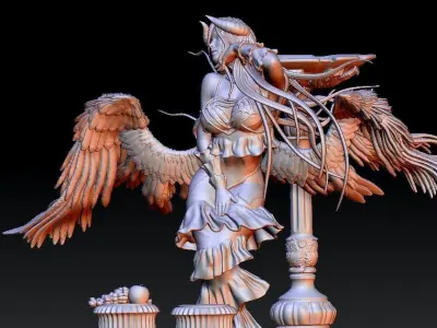 Albedo Overlord 3D print model