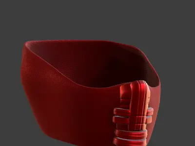 Gas mask helmet 3d model scifi Low-poly  Low-poly 3D model 248