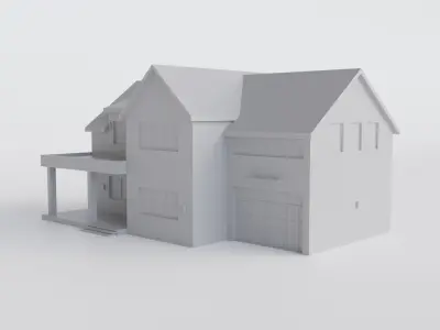 Standard Big House 01 3D print model