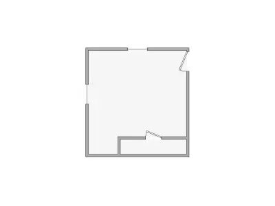 Simple Interior Sketch - 1-100 SF - Xactimate - Matterport 3D model