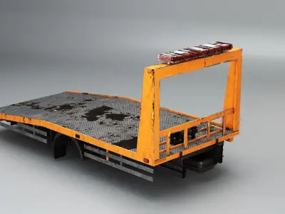  Aged Car Transporter Flatbed Tow Truck Body 