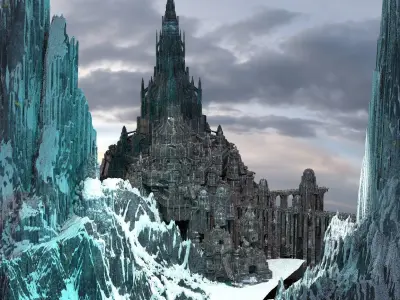 Excalibur Kingdoms City kit bash 3D model