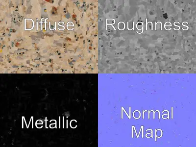 Majestic Mosque with Minaret model pack Low-poly 3D model