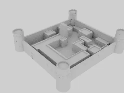 Masmak Castle   Saudi Landmarks 3D model