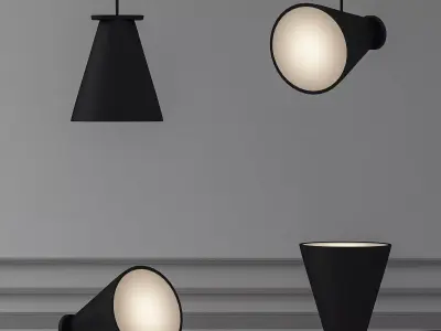 Menu Bollard Lamp 3D model