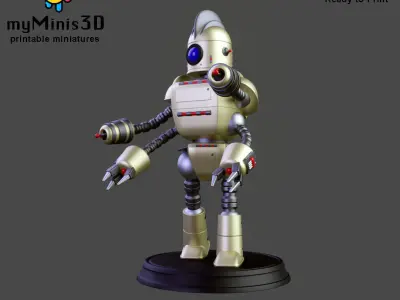 Captain of the Invader Robots Warband 3D print model