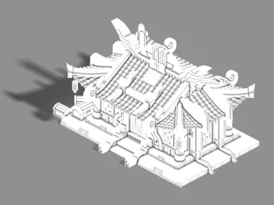 Game Gang Construction - Intermediate Vault 3D model