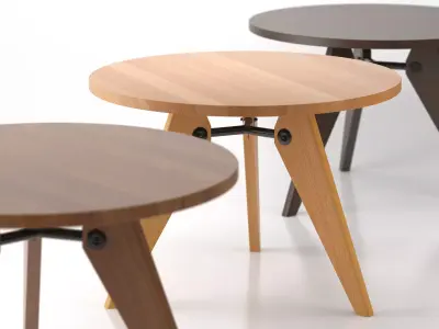 Gueridon Round 3D model