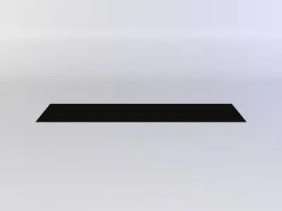 Floor platform Low-poly 3D model