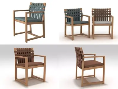 Network 159 armchair 3D model