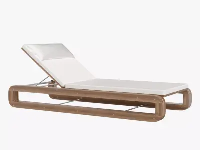 Continuous Line Chaise by Sutherland  3D model