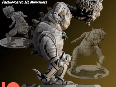 Angry Brain 3D print model