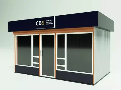 Mini-Mart 3- Shopping pavilion 3D model