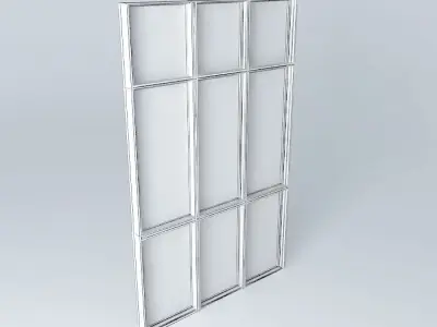 3 layer window Free 3D model