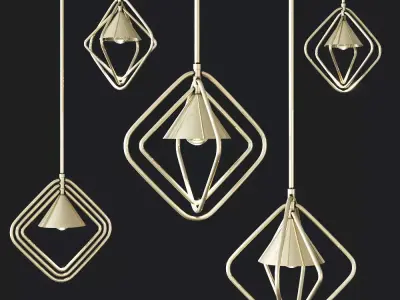 Porustudio PORTMAN Hanging lamp 3D model