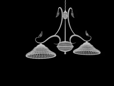 Antique ceiling lamp Free 3D model