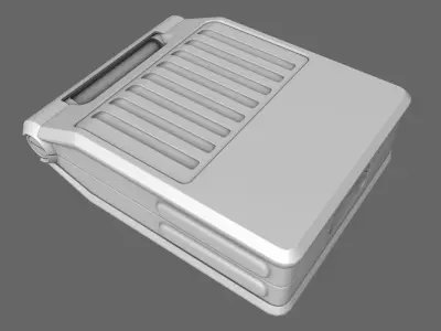 Sci-Fi Doctor First Aid Suitcase 3D model