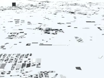 Palma De Mallorca Streets and Buildings 3D model