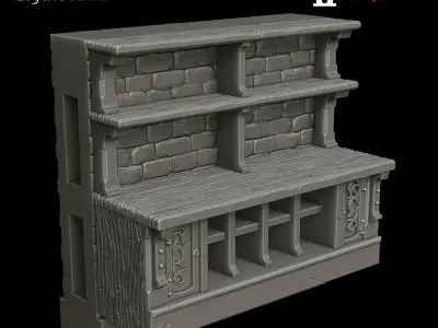 LegendGames OpenLOCK Tavern Set 3D print model