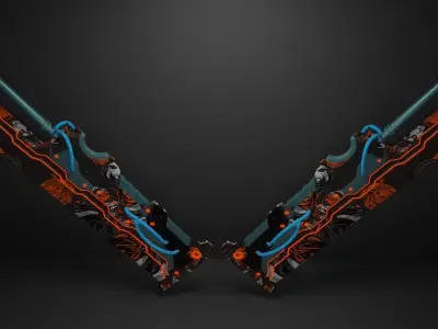 Sci-Fi sword 3D model shop