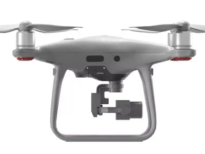 DJI Phantom 4 Pro Drone White 3D model
