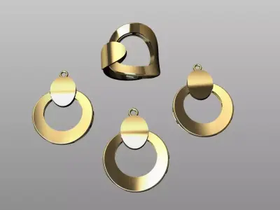 Light mini set without stones 3D print model