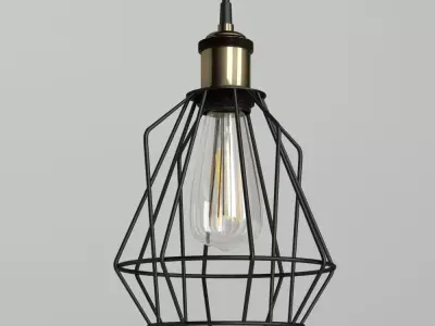 Hanging Lamp LOFT HOUSE P-61 3D model