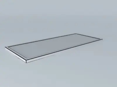 Door glass and aluminum door window and alumin Free 3D model