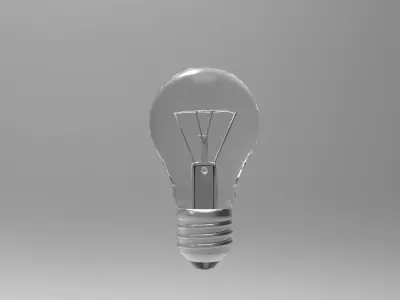 Lamp lantern Free low-poly 3D model