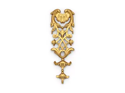 Classic carved decor ornament 472 3D print model purchase