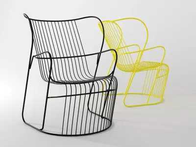 Kaskad Armchair 3D model