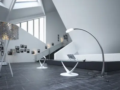 Archmodels vol 138 - lamps and coffee tables 3D model