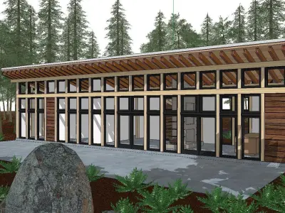 Creative Design-Holiday Cabin-043 3D model