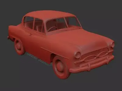 Toyota Crown Mk1 RSD Deluxe 1955 3D print model