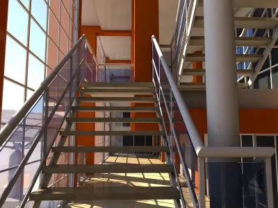 Building Interior 524 3D model