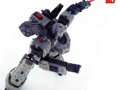 ARMORED CORE LAST RAVEN MECHA 3DPRINT ARTICULATED ACTION FIGURE 3D print model