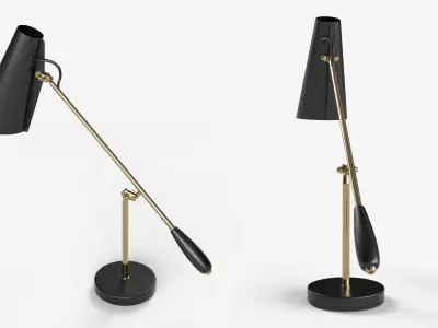 Table Lamp Low-poly 3D model