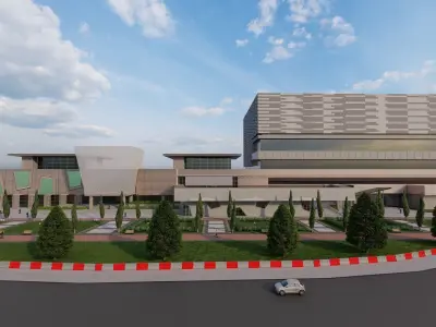 Hospital - Medical Building - 2Ds Plans - 3Ds Files 3D model