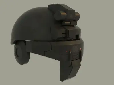 Advanced warfare helmet 3D model